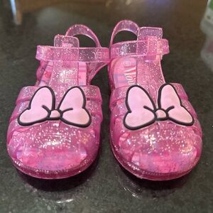 NWOT Disney Minnie Mouse jelly shoes